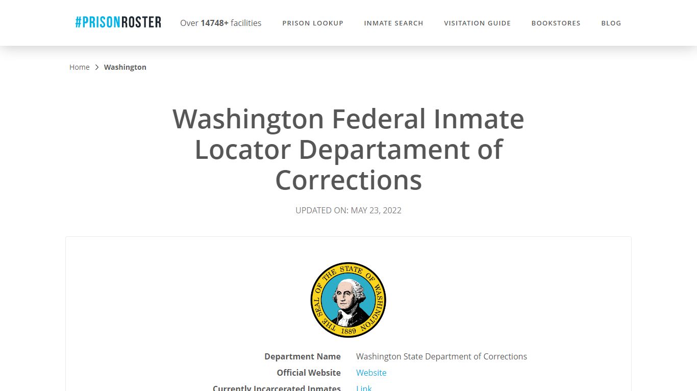Washington Federal Inmate Search - Prisonroster